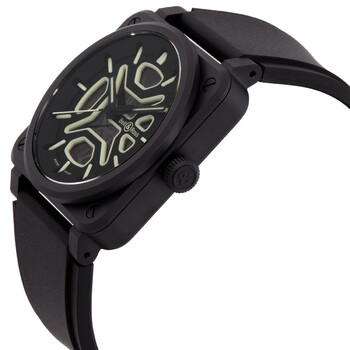Br 03 Automatic Black Dial Men's Watch BR03A-LM-SKCE/SRB