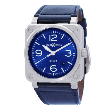 Br 03 Automatic Blue Dial Men's Watch BR03A-BLU-ST/SCA