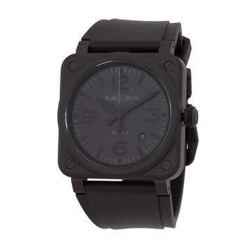 BR 03 Phantom Automatic Black Dial Men's Watch BR03A-PH-CE/SRB
