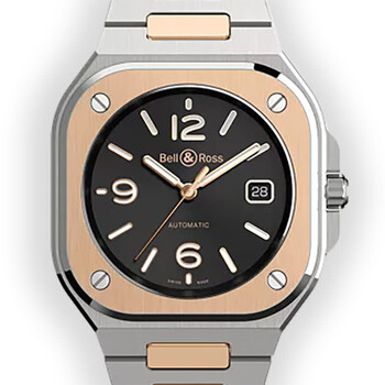 BR 05 Automatic Black Dial Men's Watch BR05A-BL-STPG/SSG