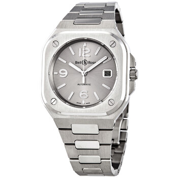 BR 05 Automatic Silver Dial Men's Watch BR05A-GR-ST/SST