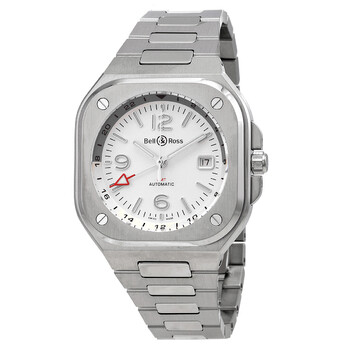 BR 05 Automatic Silver Dial Men's Watch BR05GSISTSST