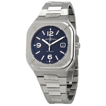 BR 05 Blue Steel Automatic Blue Dial Men's Watch BR05A-BLU-ST/SST
