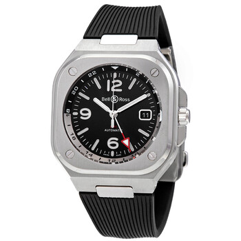 Bell And Ross Automatic GMT Black Dial Men's Watch BR05G-BL