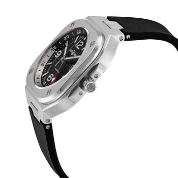 BR 05 GMT Automatic Black Dial Men's Watch BR05G-BL-ST/SRB