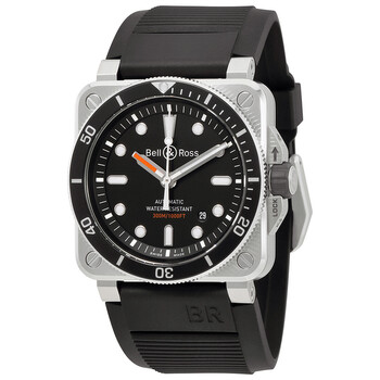Diver Automatic Men's Watch BR0392-D-BL-ST/SRB