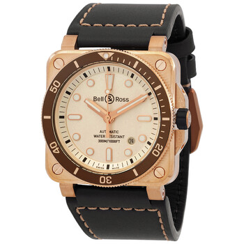 Diver White Bronze Automatic White Dial Men's Watch BR0392-D-WH-BR/SCA