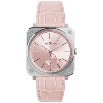 Novarosa Quartz Pink Dial Ladies Watch BRS-PK-ST/SCR