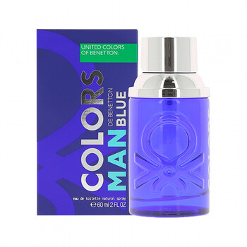 Benetton Men's Colors Black Intenso EDP Spray 3.4 oz Fragrances