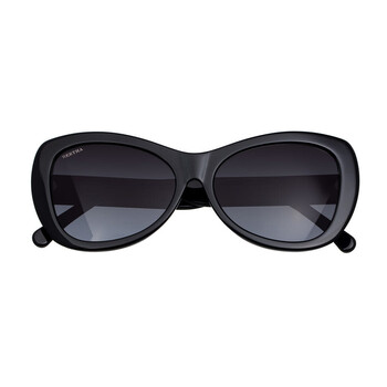 Ladies Black Square Sunglasses BRSIT101-2