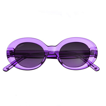 Ladies Purple Oval Sunglasses BRSIT102-2