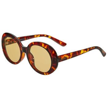 Ladies Tortoise Oval Sunglasses BRSBR054C5