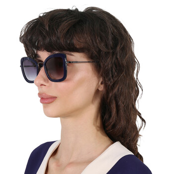 The Delphine Gradient Cat Eye Ladies Sunglasses BRSIT108-3