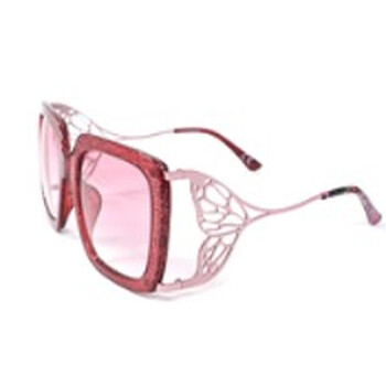 Burgundy Gradient Square Ladies Sunglasses 10262558.CGR BRYBRG