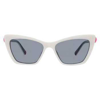 Off-White Edvard Grey Cat Eye Ladies Sunglasses OERI045 0807 57