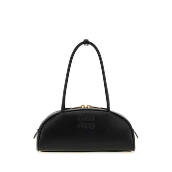 Miu Miu Black Leather Shoulder Bag 5NE024AFPP F0002 8056811127735