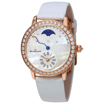 Retrograde Calendar Moonphase Automatic 18 Carat Rose Gold Diamond Ladies Watch 3653-2954-58B