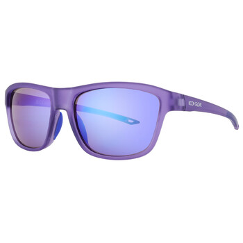 BGPC 24 425 PRP MIR Blue Rectangular Unisex Sunglasses 10267628.LTS PRP MIR