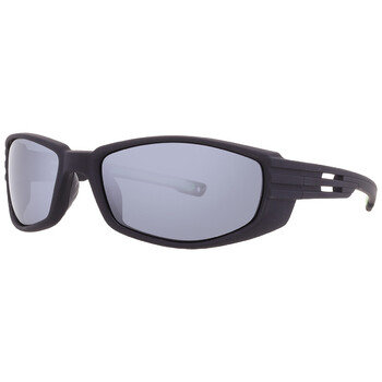 FL 20 Polarized SIlver Wrap Unisex Sunglasses 10267157.MCV BLKSIL