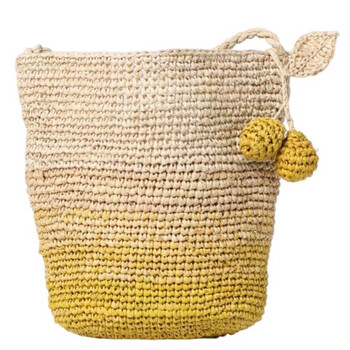 Braided Straw Shoulder Bag