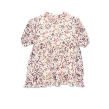 Floral-Print Ruffled Dress W01GDRWO0404-524C