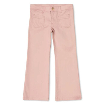 Girls Junon Flared Cotton Trousers