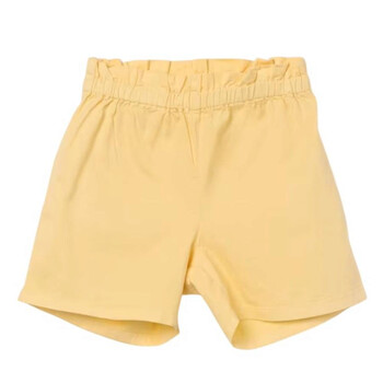 Kids Yellow Milly Cotton Shorts S04GBEW00006-030A
