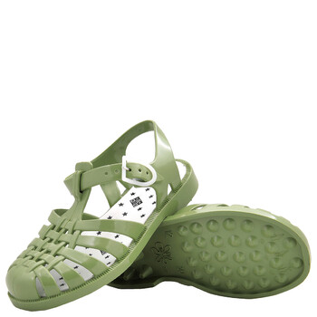 Kids Vert Buisson Jelly Caged Sandals