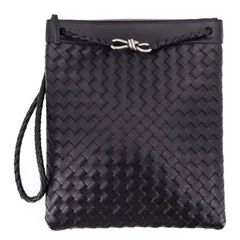 ボッテガヴェネタ 578540 VBOY1 1000PERFORATED Bottega Veneta Men's Perforated Belt Bag in Black 578540 VBOY1