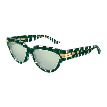 Green Cat Eye Ladies Sunglasses BV1035S 008 55