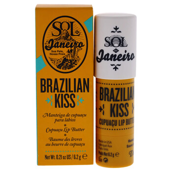 Brazilian Kiss Cupuacu Lip Butter by Sol de Janeiro for Unisex - 0.21 oz Lip Balm 851604006277