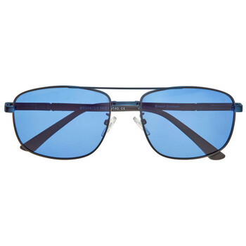 Men's Blue Rectangular Sunglasses BSG067C5