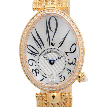 Reine de Naples Mother of Pearl 18kt Rose Gold Ladies Diamond Watch 8918BR58J20D000