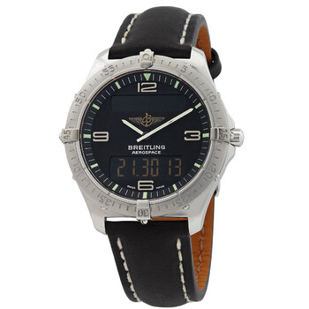 Aerospace Alarm Chronograph Quartz Analog-Digital Black Dial Men's Watch J5606211/B165.568P.J18