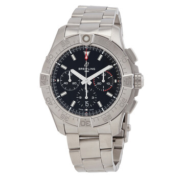 Avenger B01 44mm Chronograph Automatic Black Dial Watch AB0147101B1A1