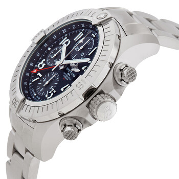 Avenger Chronograph GMT Automatic Chronometer Black Dial Men's Watch A24315101B1A1