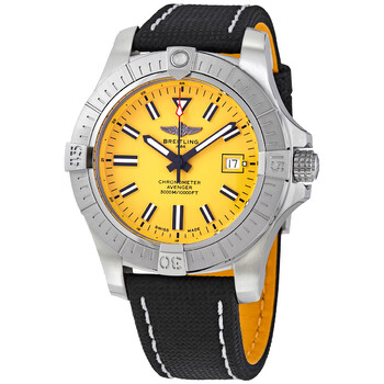 Avenger Seawolf Automatic Chronometer Yellow Dial Men's Watch A17319101I1X1