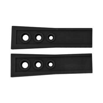 Black Rubber (Ocean Racer) Watch Band Strap 24-20mm