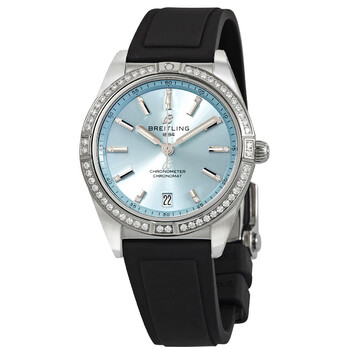 Chronomat Automatic Diamond Ice Blue Dial Ladies Watch G10380591C1S1