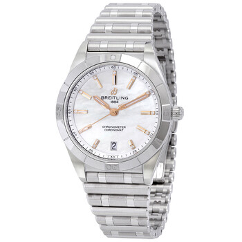 Chronomat Automatic Diamond White Mother of Pearl Dial Unisex Watch A10380101A4A1