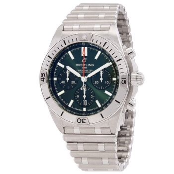 Chronomat B01 42 Chronograph Automatic Green Dial Men's Watch AB0134101L2A1 Chronomat B01 42 Chronograph Automatic Green Dial Men's Watch AB0134101L2A1