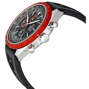 Chronomatic 1461 Mechanical Black Dial Black Rubber Men's Watch A1936003-BA94BKOR