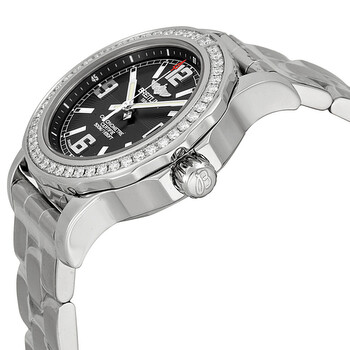 Colt 33 Black Dial Diamond Ladies Watch A7738753-BB51SS Colt 33 Black Dial Diamond Ladies Watch A7738753-BB51SS