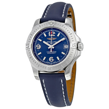 Colt 36 Blue Dial Blue Leather Quartz Ladies Watch A7438911-C913BLLD