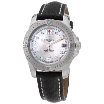 Colt Lady Mother Of Pearl Dial Black Leather Quartz Ladies Watch A7438911/A771BKSLT