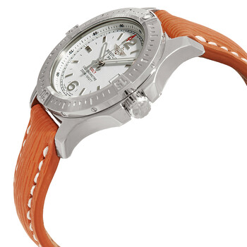 Colt Silver Dial Ladies Orange Sahara Leather Watch A7738811/G793-212XS Colt Silver Dial Ladies Orange Sahara Leather Watch A7738811/G793-212XS