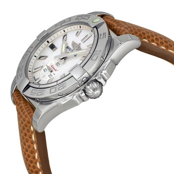 Galactic 36 Automatic  Mother of Pearl Dial Brown Lizard Leather Unisex Watch A3733012-A716BRZT