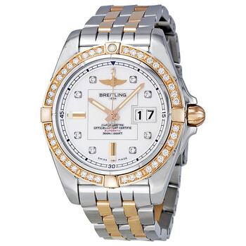 Galactic 41 Mother of Pearl Steel and 18kt Rose Gold Men's Watch C49350LA-A706TT