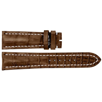 BREITLING ブラウン レザーベルト 22mm 433X Breitling 22mm Brown Leather Strap with Tang Buckle - BRAND NEW