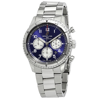 Edox Chronorally 1 Chronograph Quartz Blue Dial Men's Watch